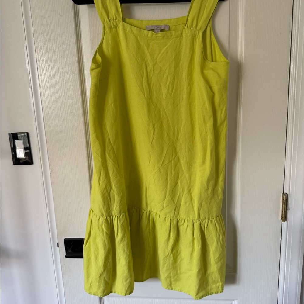 LOFT Lime Green Dress